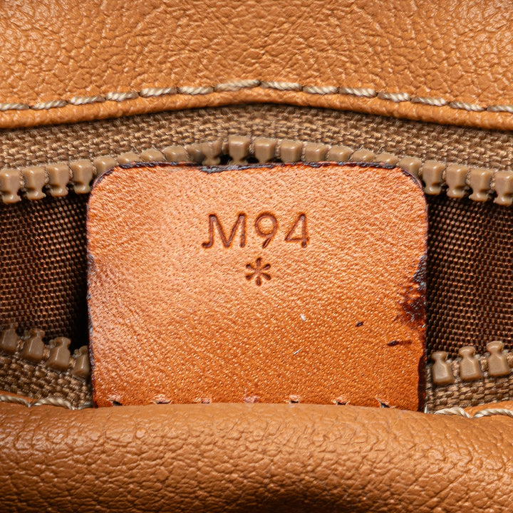 Macadam Coated Canvas Clutch Brown - Gaby Paris