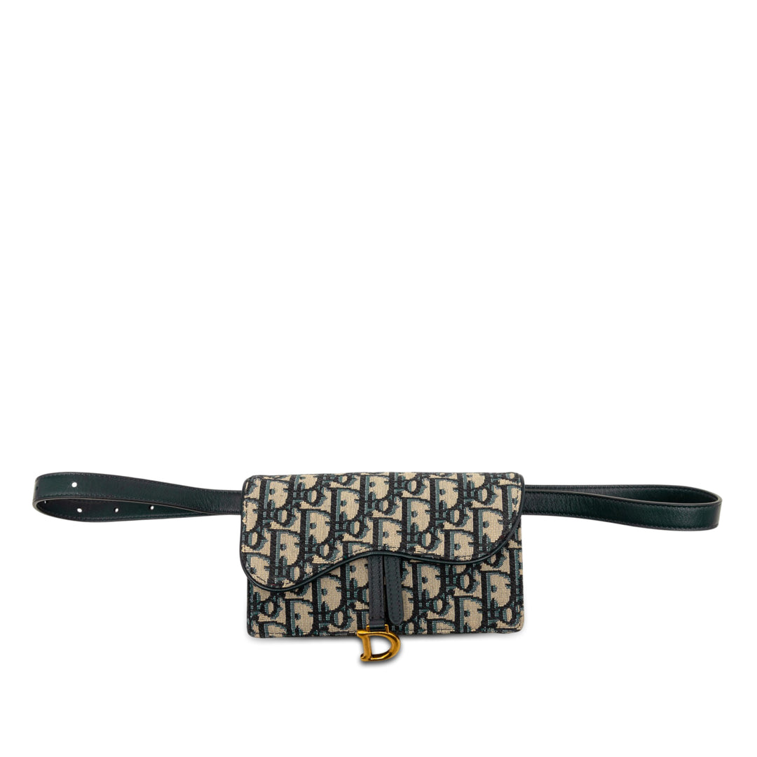 Dior Oblique Toile Saddle Sac ceinture