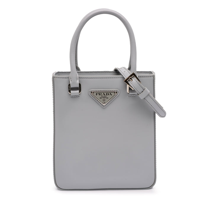 Prada Small Cuir Brushed Cabas