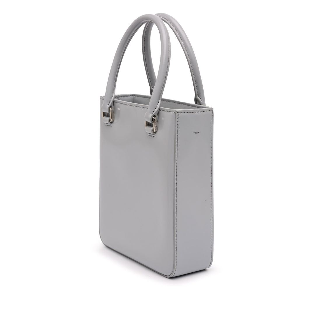 Prada Small Cuir Brushed Cabas