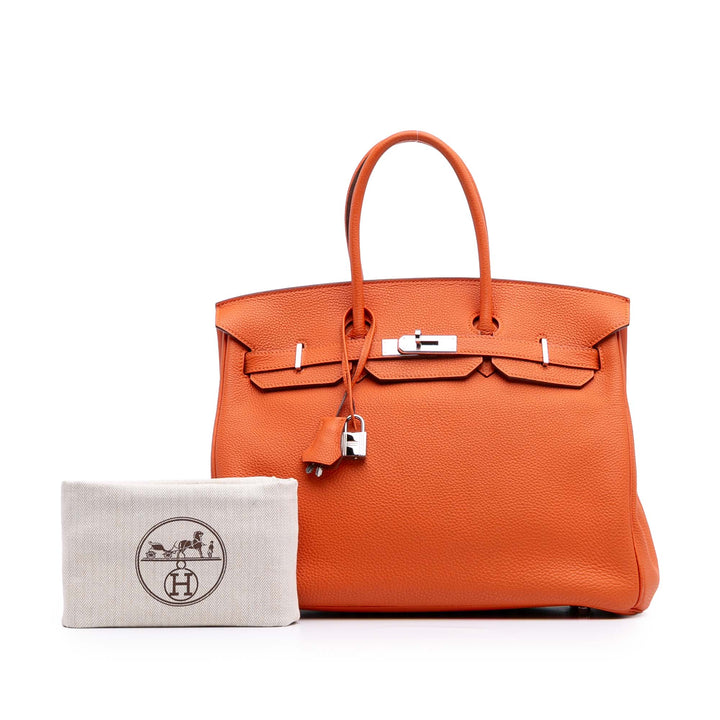 Togo Birkin Retourne 35 Orange - Gaby Paris