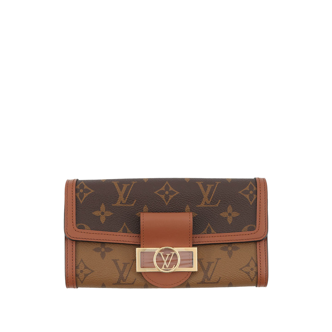 Louis Vuitton Monogram Reverse Sarah Dauphine Portefeuille