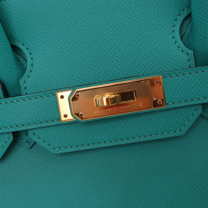 Epsom Birkin Retourne 30 Green - Gaby Paris