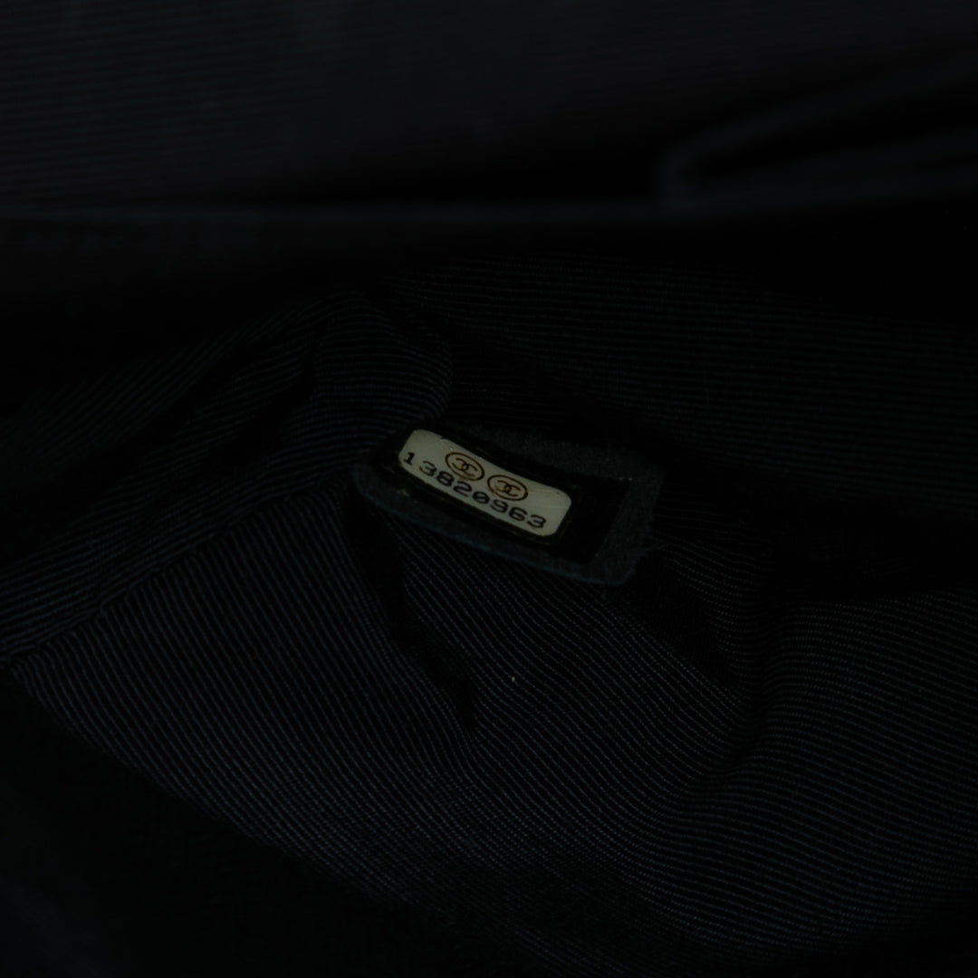 Chanel Medium Classic Tweed Sequinss Double rabat Noir – GABY PARIS Authentique