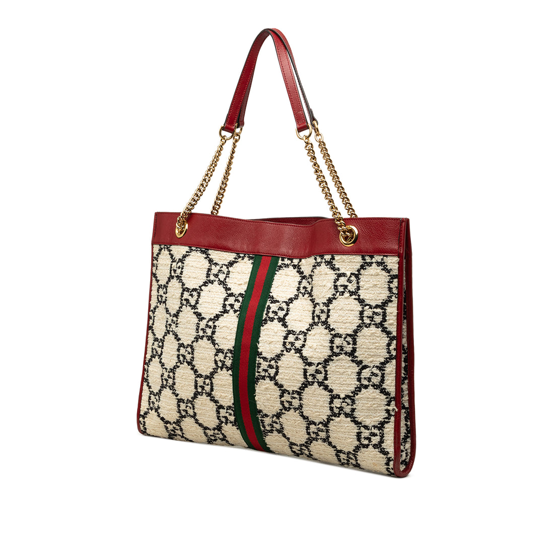 Gucci GG Web Rajah Cabas Grand Tweed