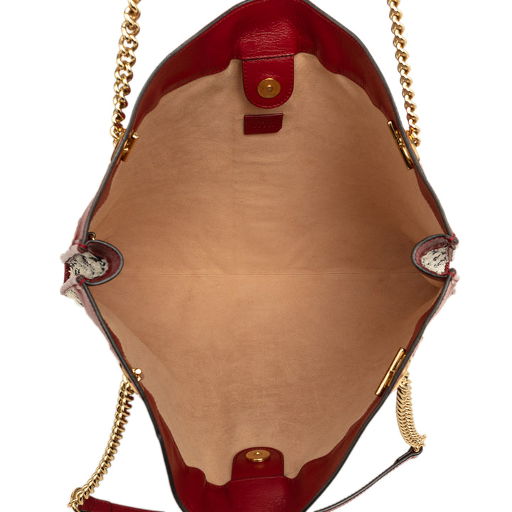 Gucci GG Web Rajah Cabas Grand Tweed