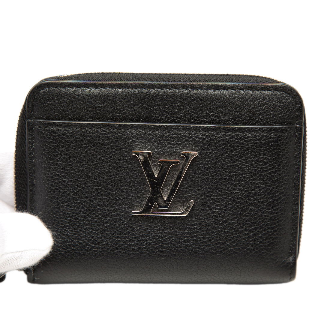 Louis Vuitton Cuir de veau Lockme Zippy Coin Purse