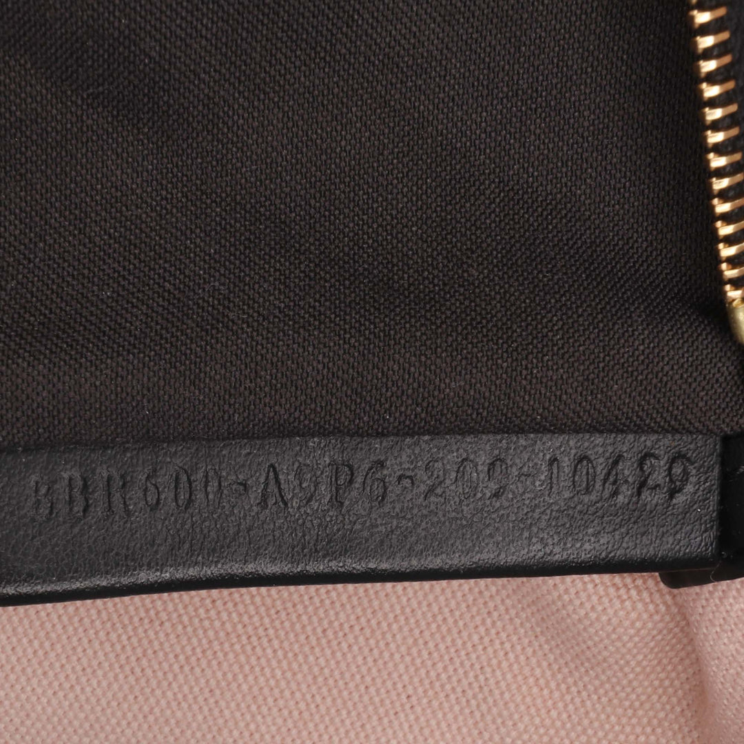 Zucca Embroidered Canvas Baguette Satchel Pink - Gaby Paris