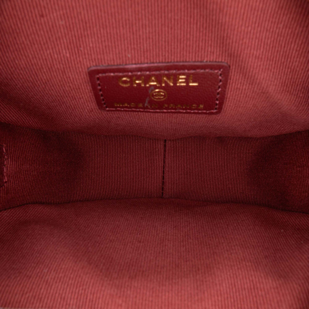 Chanel Mini Cuir d’agneau CC in Love Heart Sac porté croisé