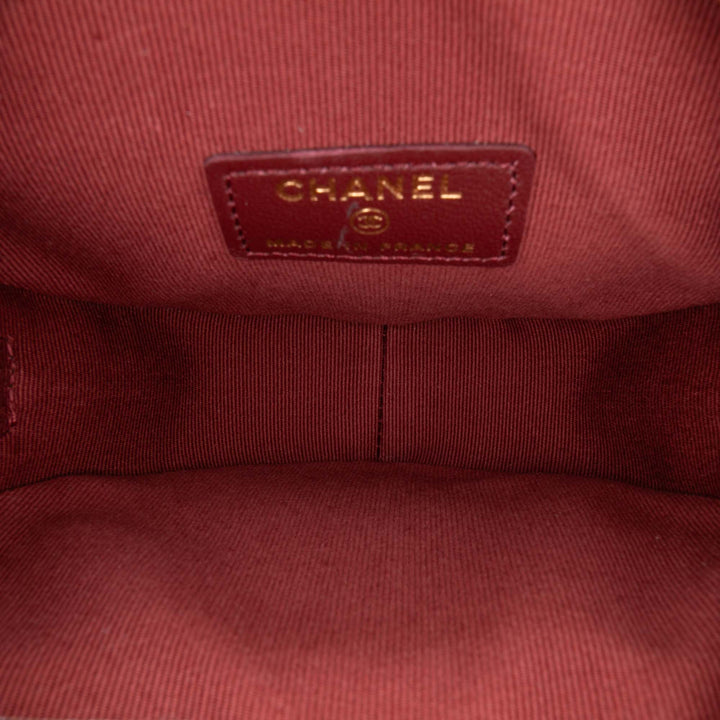 Chanel Mini Cuir d’agneau CC in Love Heart Sac porté croisé