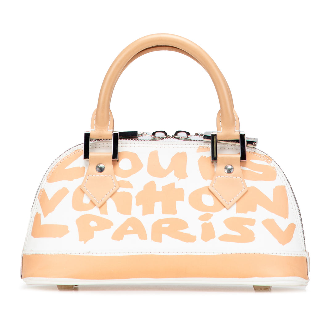 Stephen Sprouse Graffiti Alma PM White - Gaby Paris