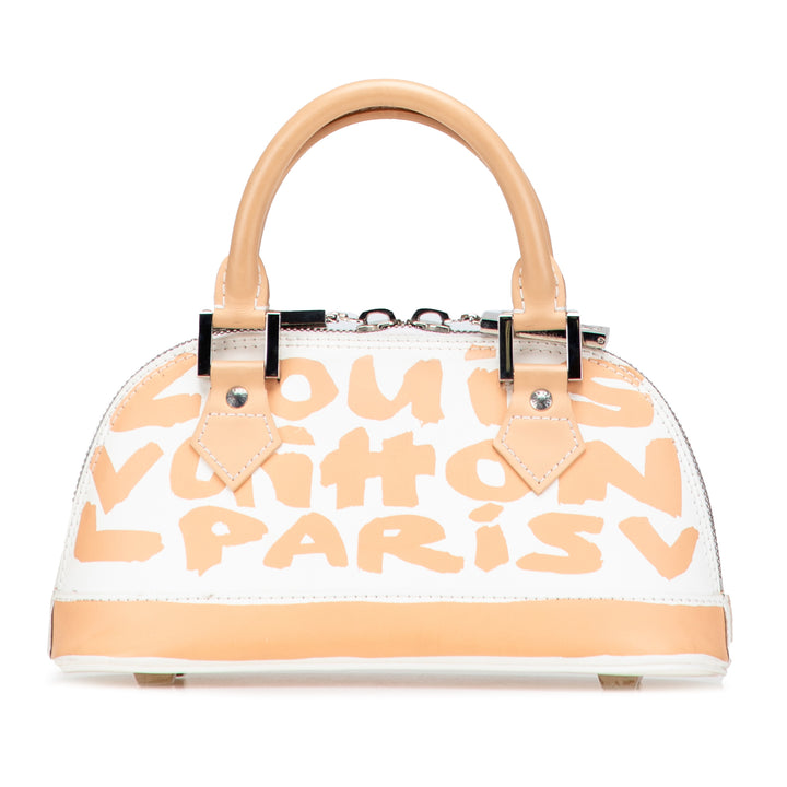 Stephen Sprouse Graffiti Alma PM White - Gaby Paris