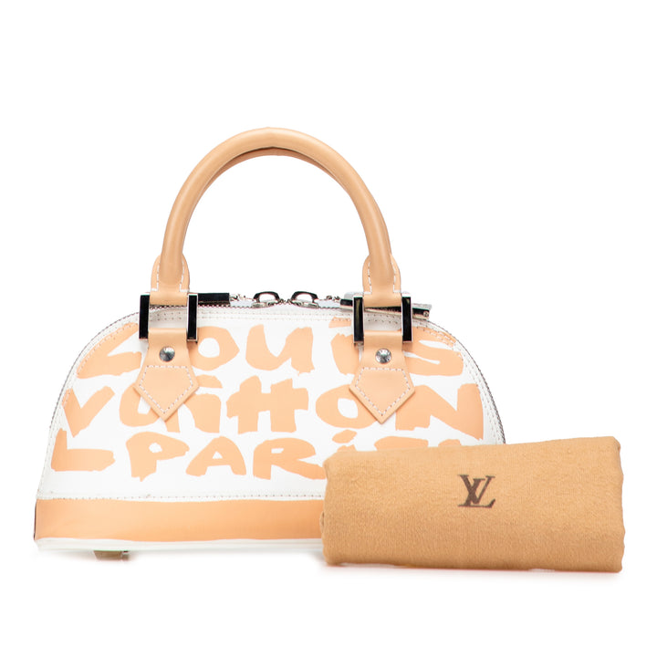 Stephen Sprouse Graffiti Alma PM White - Gaby Paris