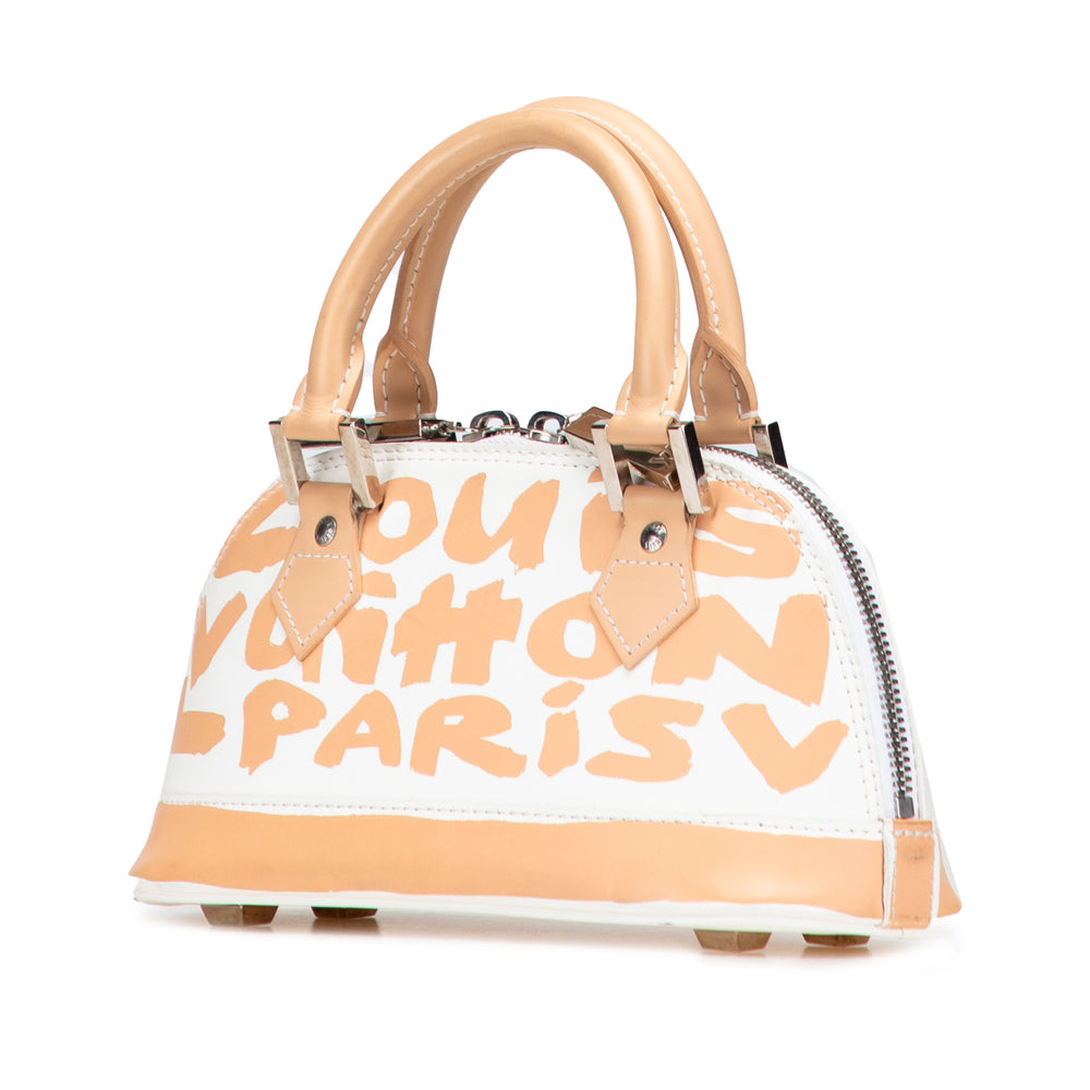Stephen Sprouse Graffiti Alma PM White - Gaby Paris