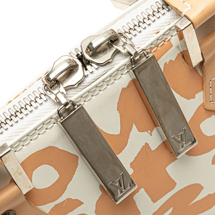 Stephen Sprouse Graffiti Alma PM White - Gaby Paris