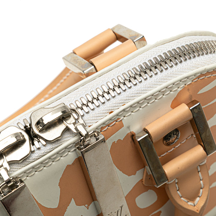 Stephen Sprouse Graffiti Alma PM White - Gaby Paris