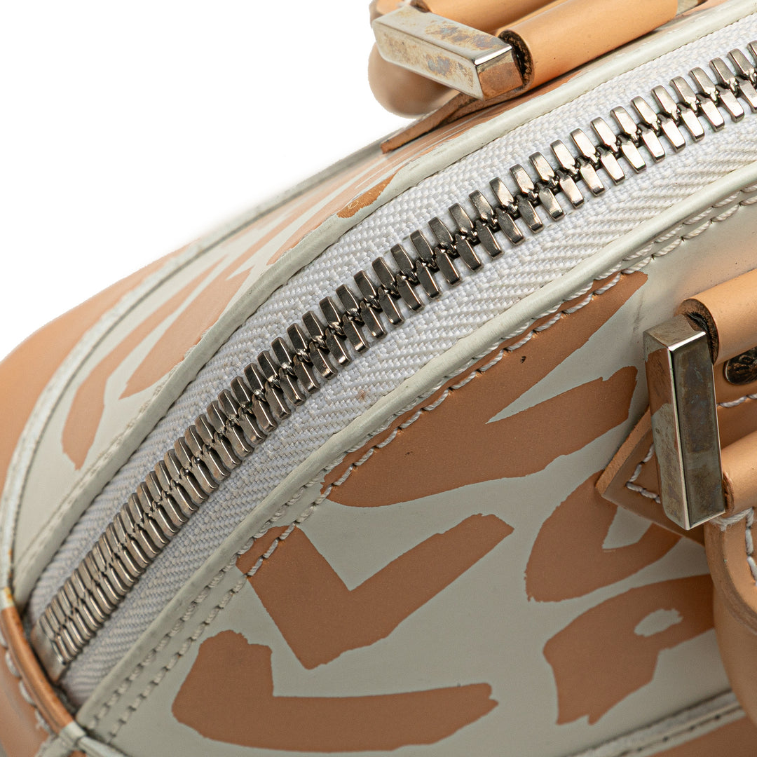 Stephen Sprouse Graffiti Alma PM White - Gaby Paris