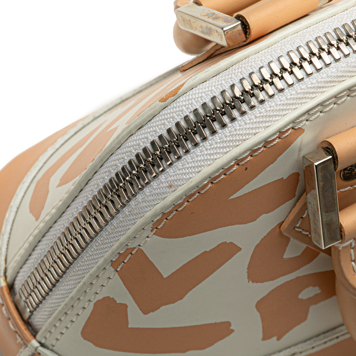 Stephen Sprouse Graffiti Alma PM White - Gaby Paris