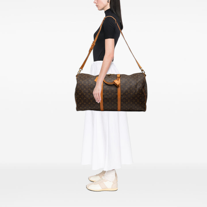 Keepall Bandouliere 60 Monogram Marron