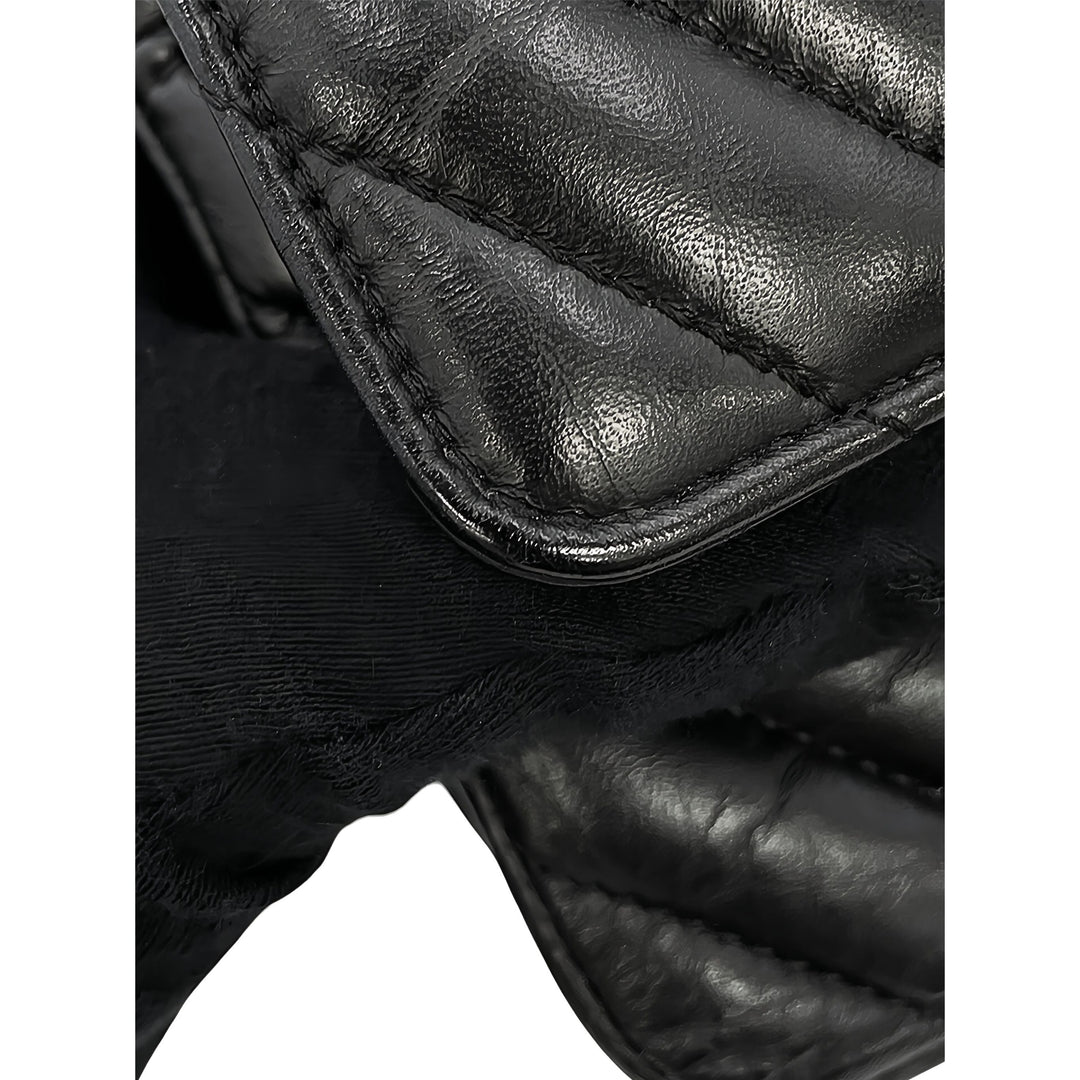 Chanel Chevron So Reissue 2.55 Double rabat 225 Cuir d'agneau Noir – vue 11 – GABY PARIS