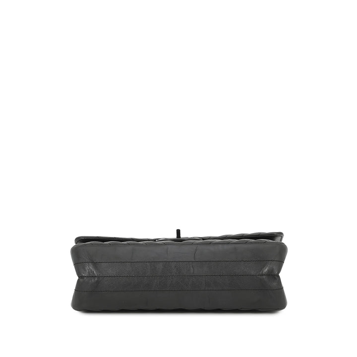 Chanel Chevron So Reissue 2.55 Double rabat 225 Cuir d'agneau Noir – vue 2 – GABY PARIS