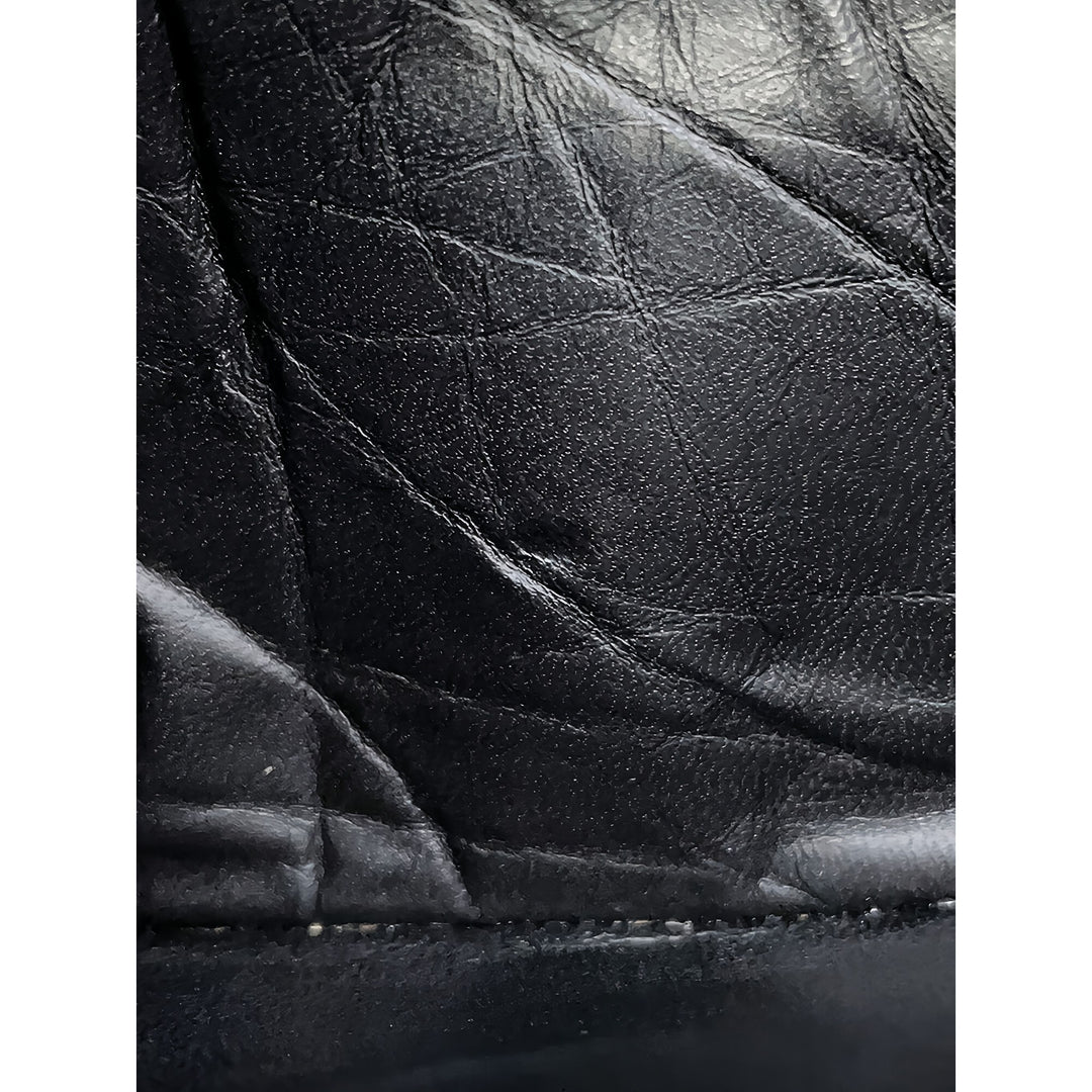 Chanel Chevron So Reissue 2.55 Double rabat 225 Cuir d'agneau Noir – vue 8 – GABY PARIS