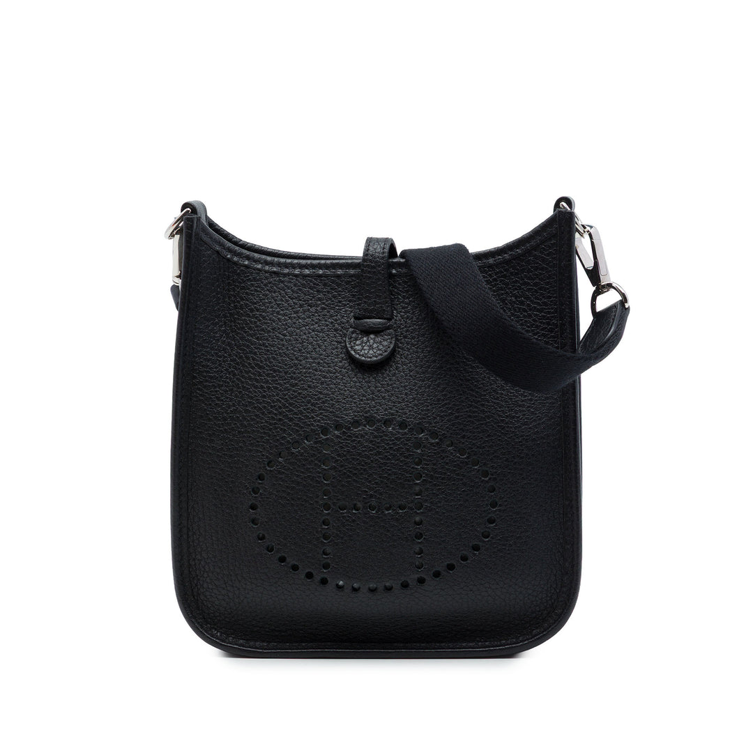 Hermès Evelyne I 16 Amazone Clémence Noir – vue principale – GABY PARIS
