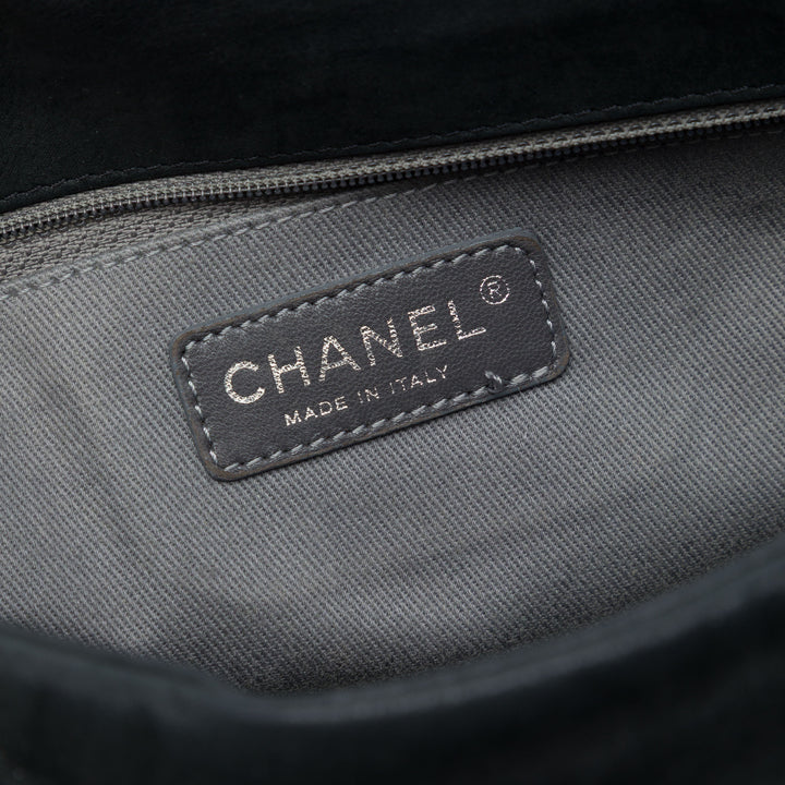Chanel Iridescent Cuir de veau East Glint à rabat