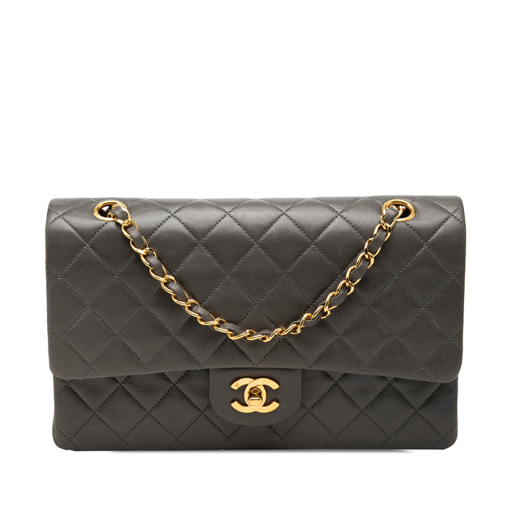 Chanel Medium Classic Cuir d’agneau Double rabat