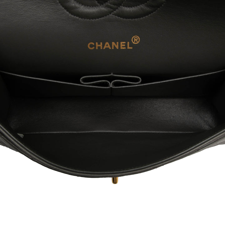 Chanel Medium Classic Cuir d’agneau Double rabat