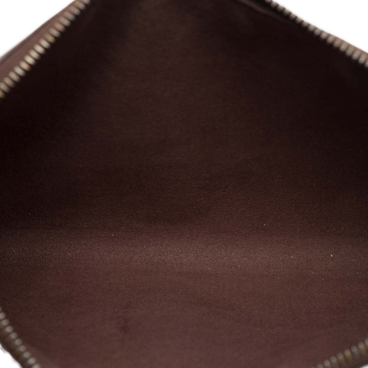 Pochette Accessoires Épi Marron