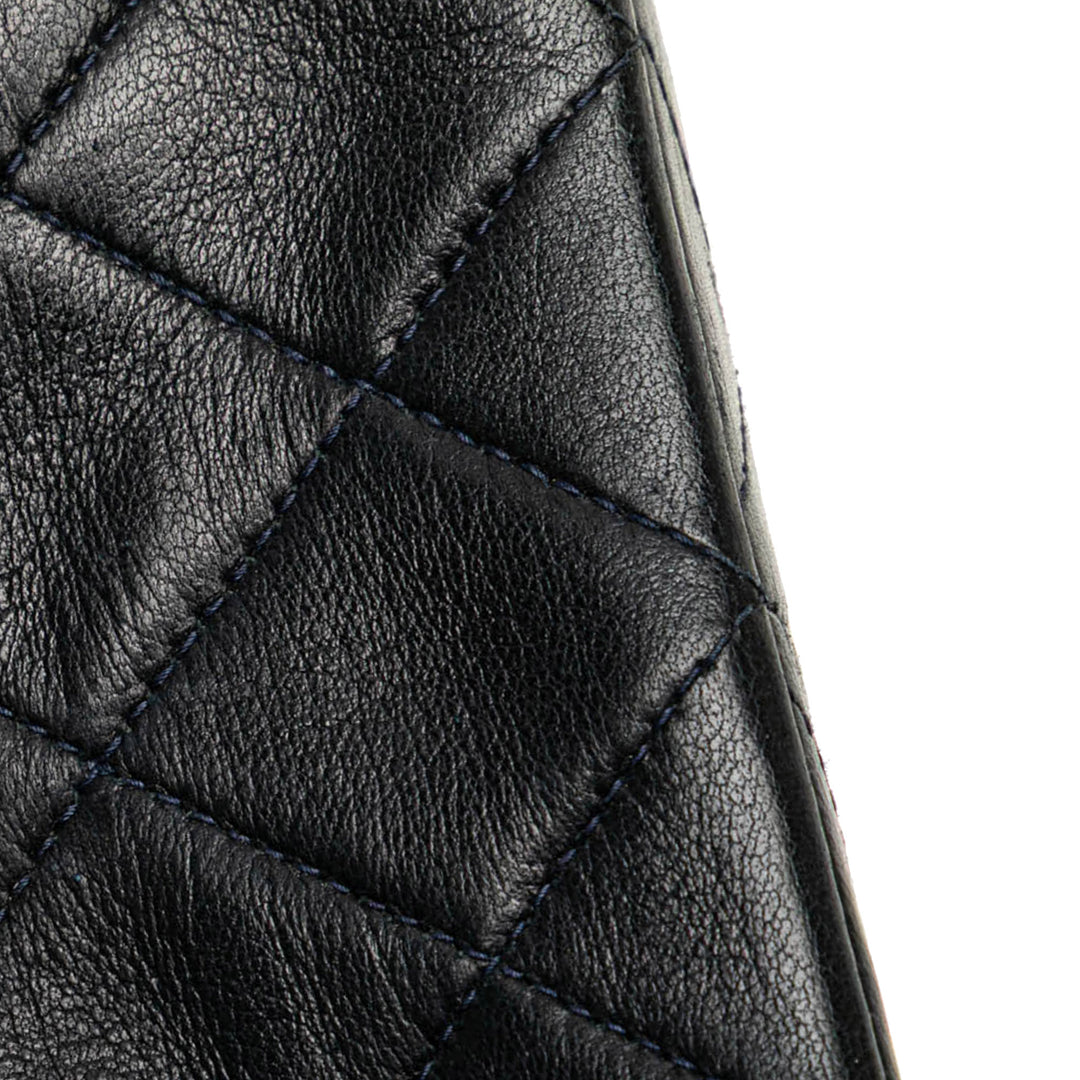 Mini Classic Lambskin Single Flap Black - Gaby Paris