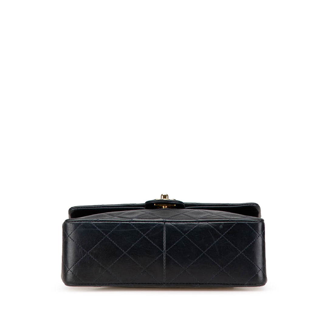 Mini Classic Lambskin Single Flap Black - Gaby Paris