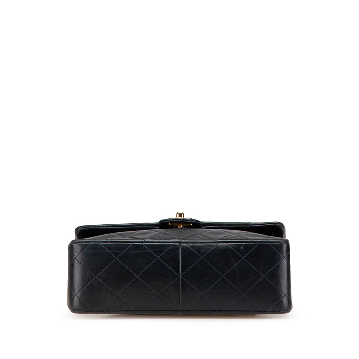 Mini Classic Lambskin Single Flap Black - Gaby Paris