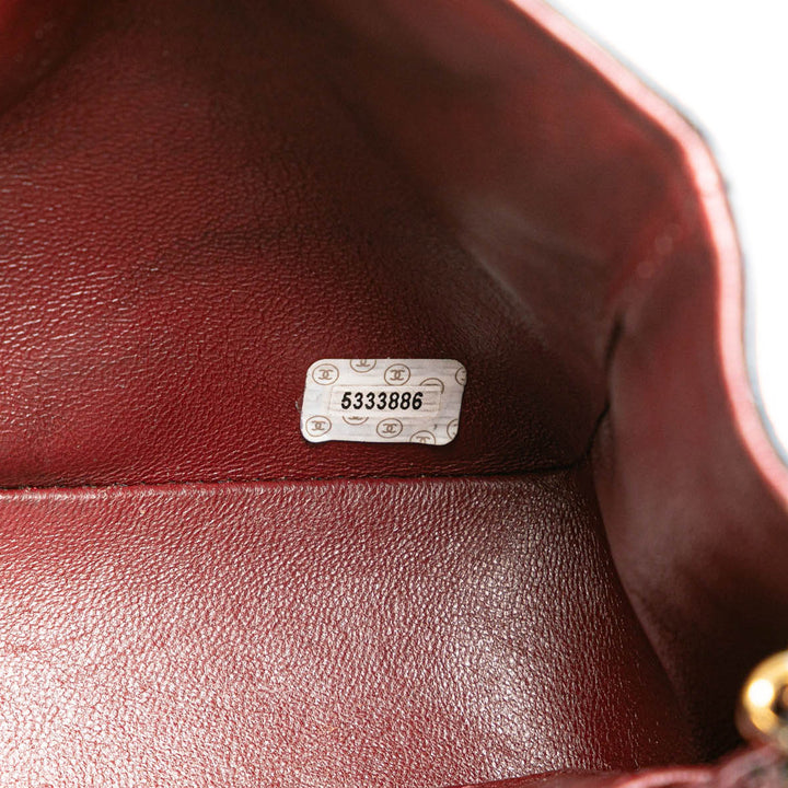 Mini Classic Lambskin Single Flap Black - Gaby Paris