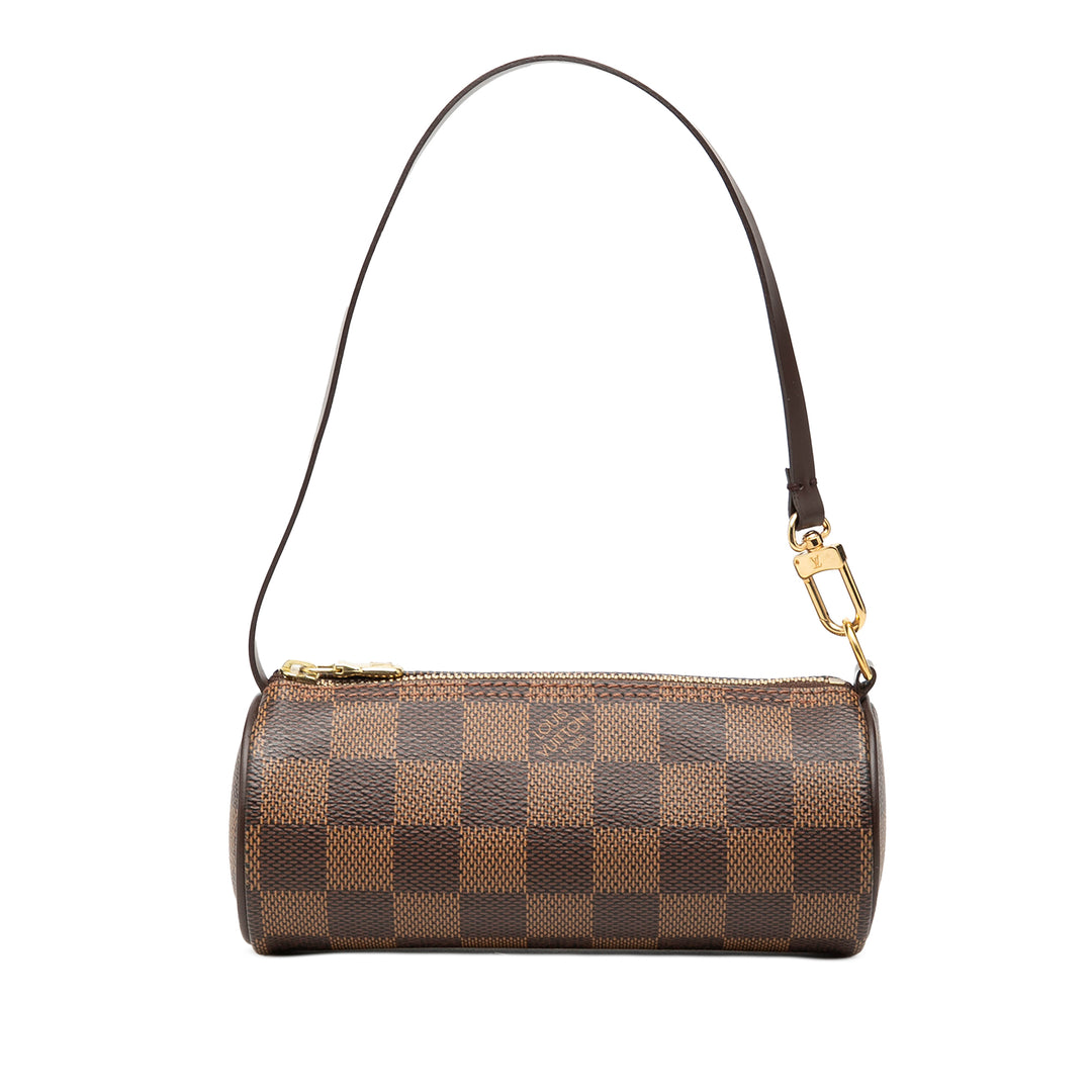 Papillon Pochette Damier Ébène Marron