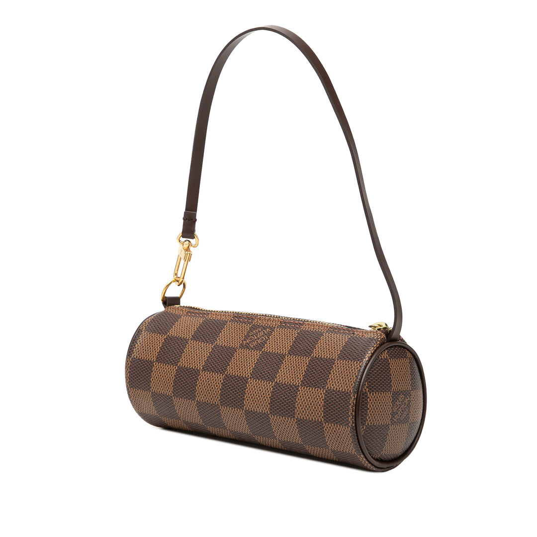 Papillon Pochette Damier Ébène Marron