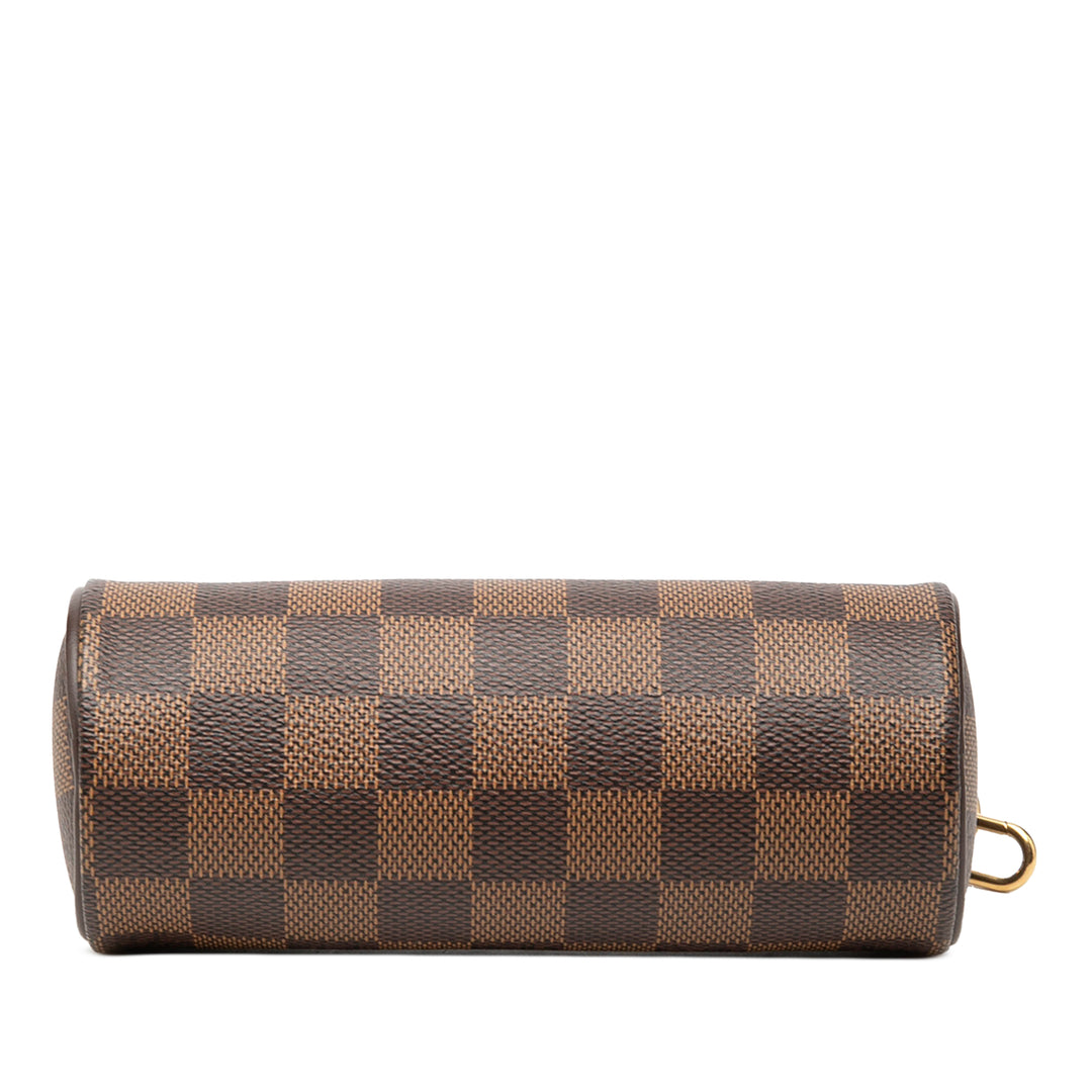 Papillon Pochette Damier Ébène Marron