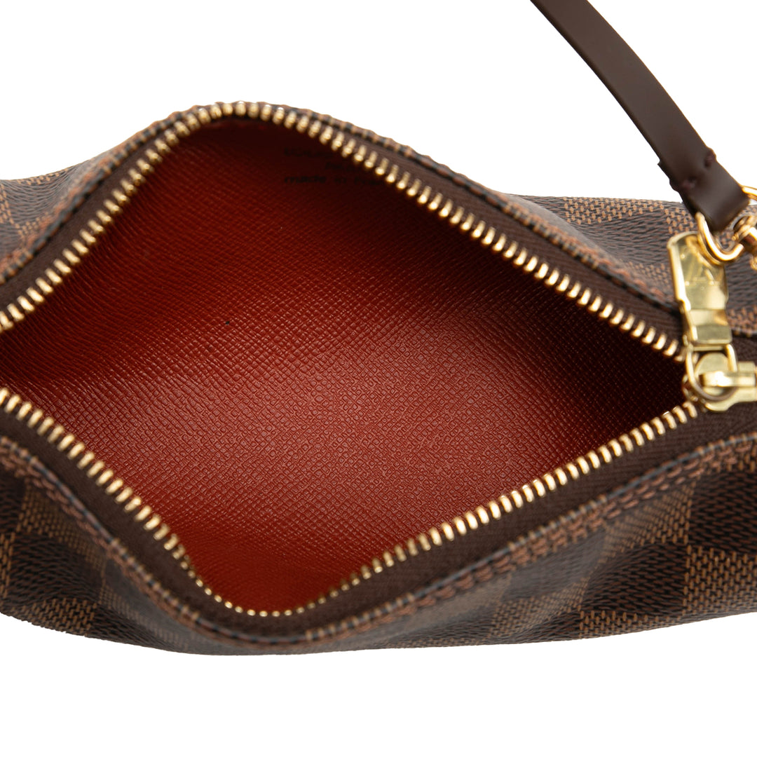 Papillon Pochette Damier Ébène Marron