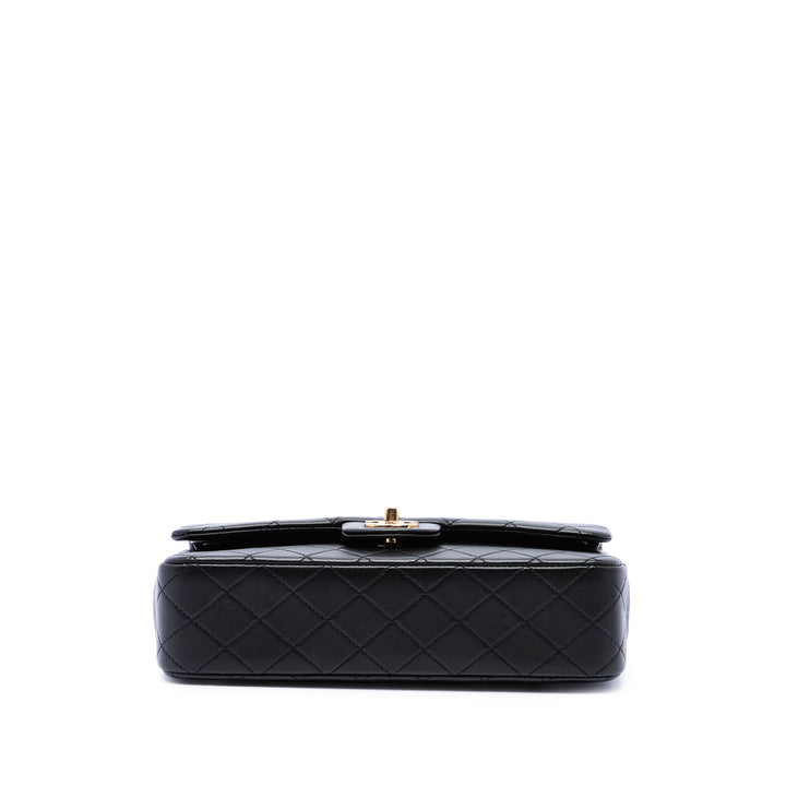 Chanel Classic Double rabat Moyen Cuir d'agneau Noir – vue 3 – GABY PARIS