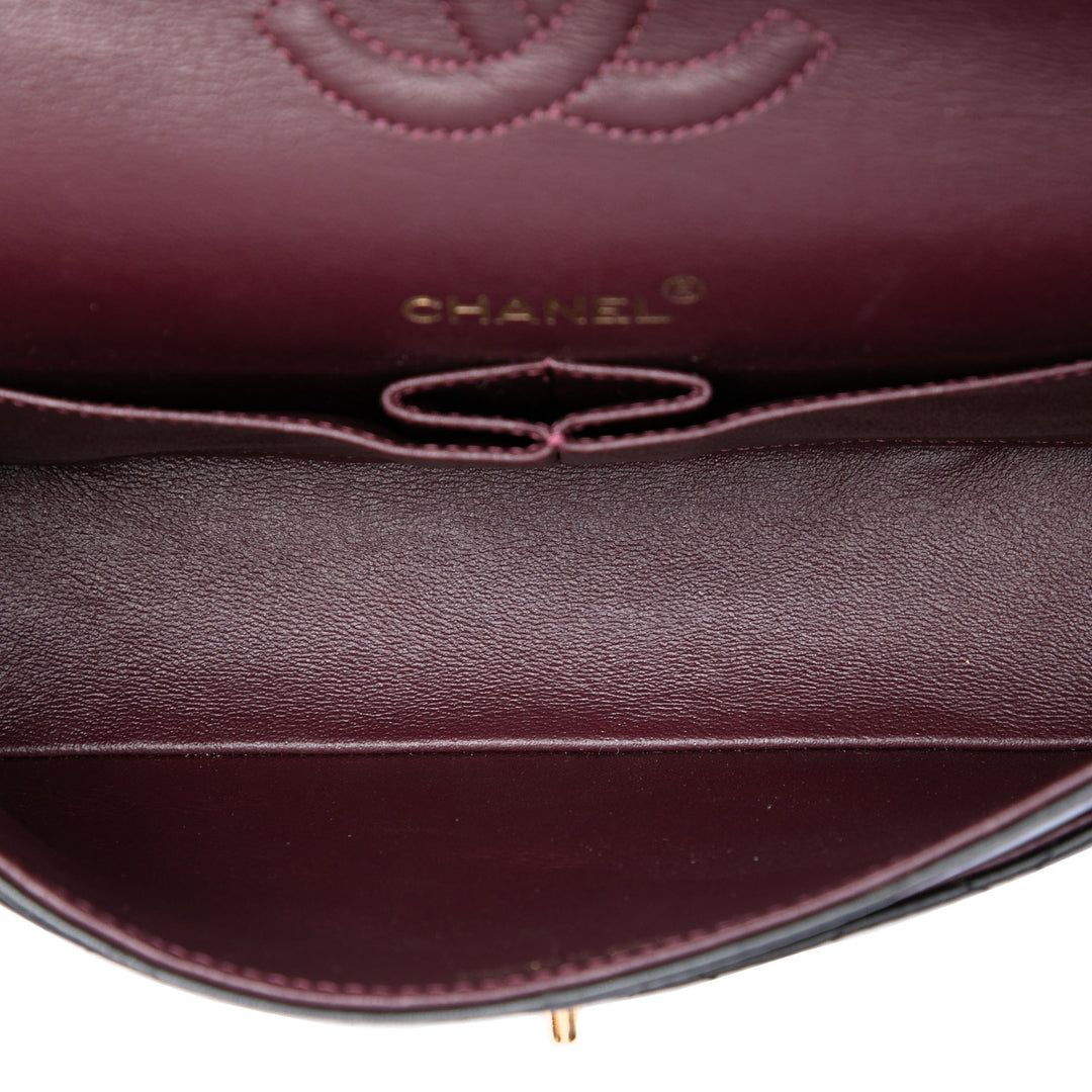 Chanel Classic Double rabat Moyen Cuir d'agneau Noir – vue 4 – GABY PARIS