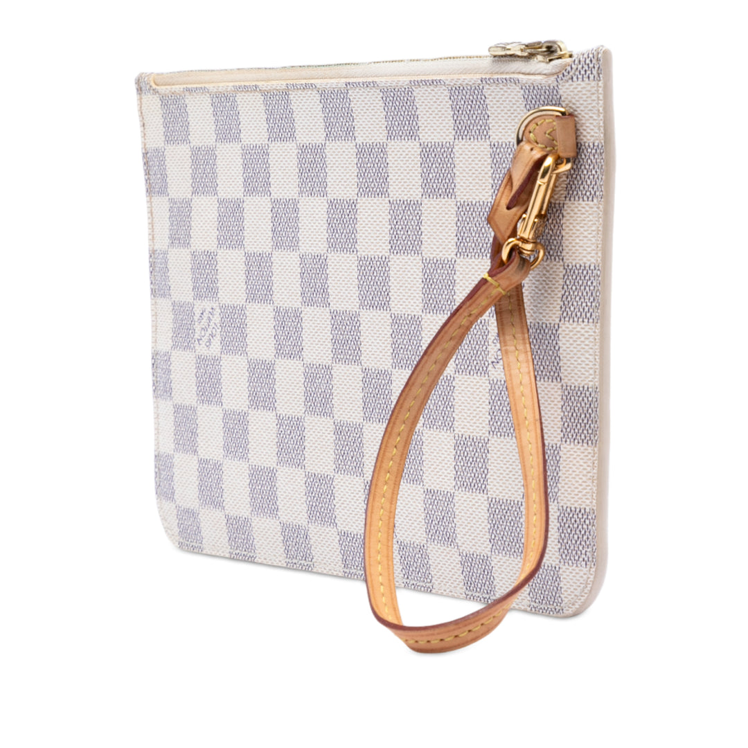 Louis Vuitton Damier Azur Neverfull MM Pochette