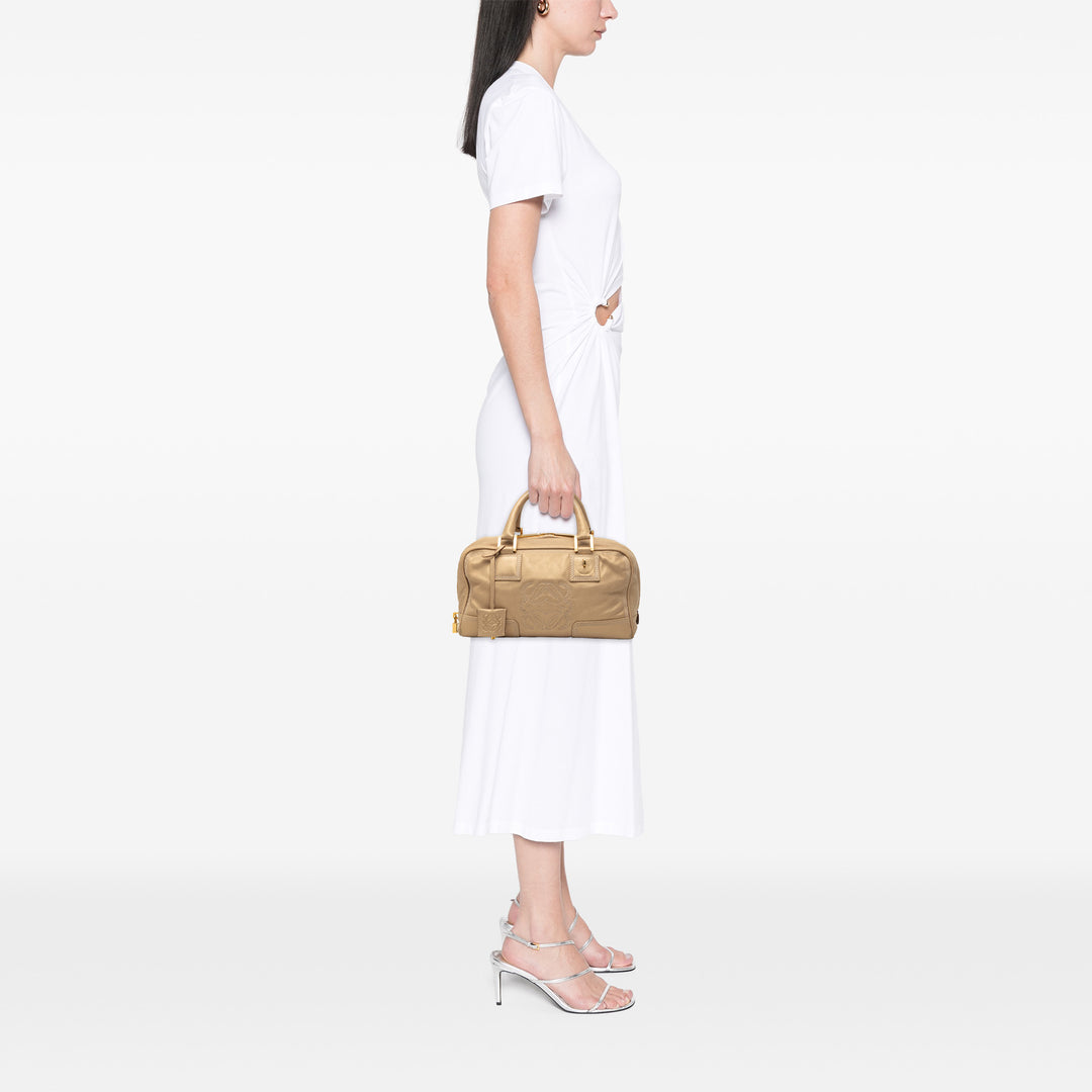 LOEWE Sac à main Métallisé Amazona 28 Doré – vue 6 – GABY PARIS