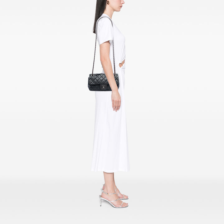 Chanel Medium Iridescent Cuir de veau In The Mix à rabat