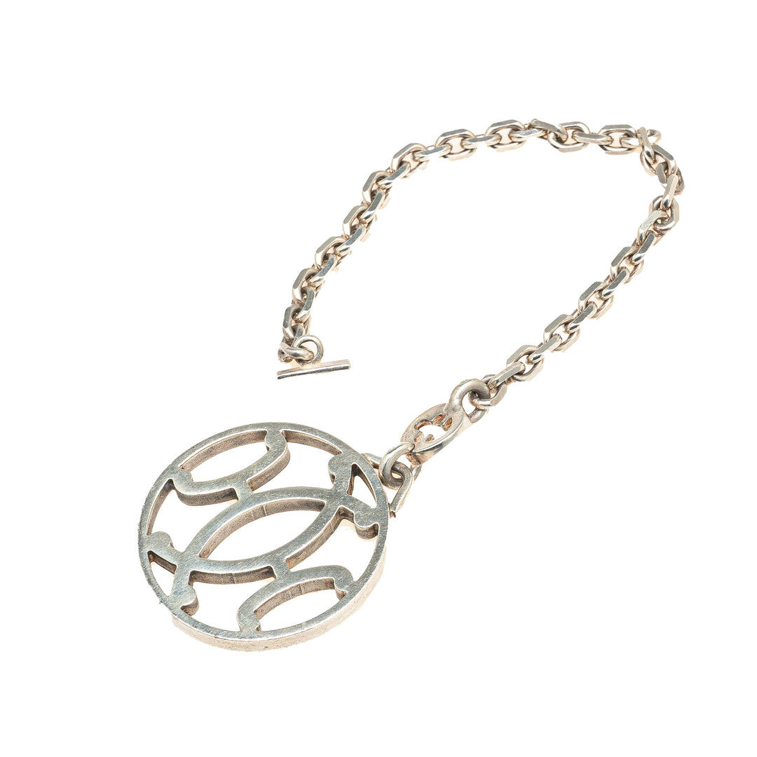 Hermès Palladium plaqué H Logo Bijou de sac