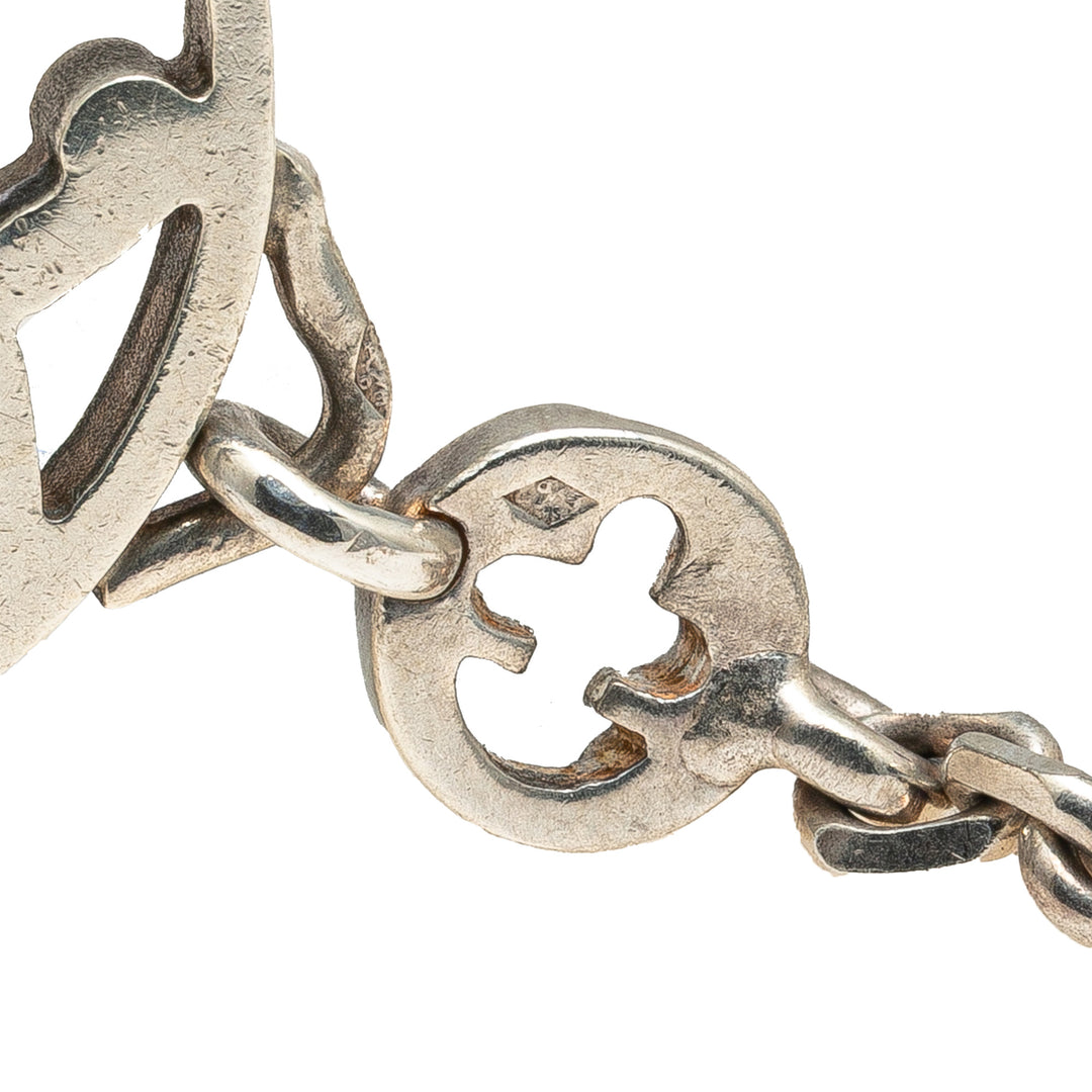 Hermès Palladium plaqué H Logo Bijou de sac