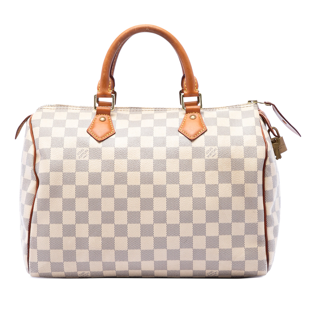 Louis Vuitton Speedy 30 Damier Azur Blanc – vue principale – GABY PARIS