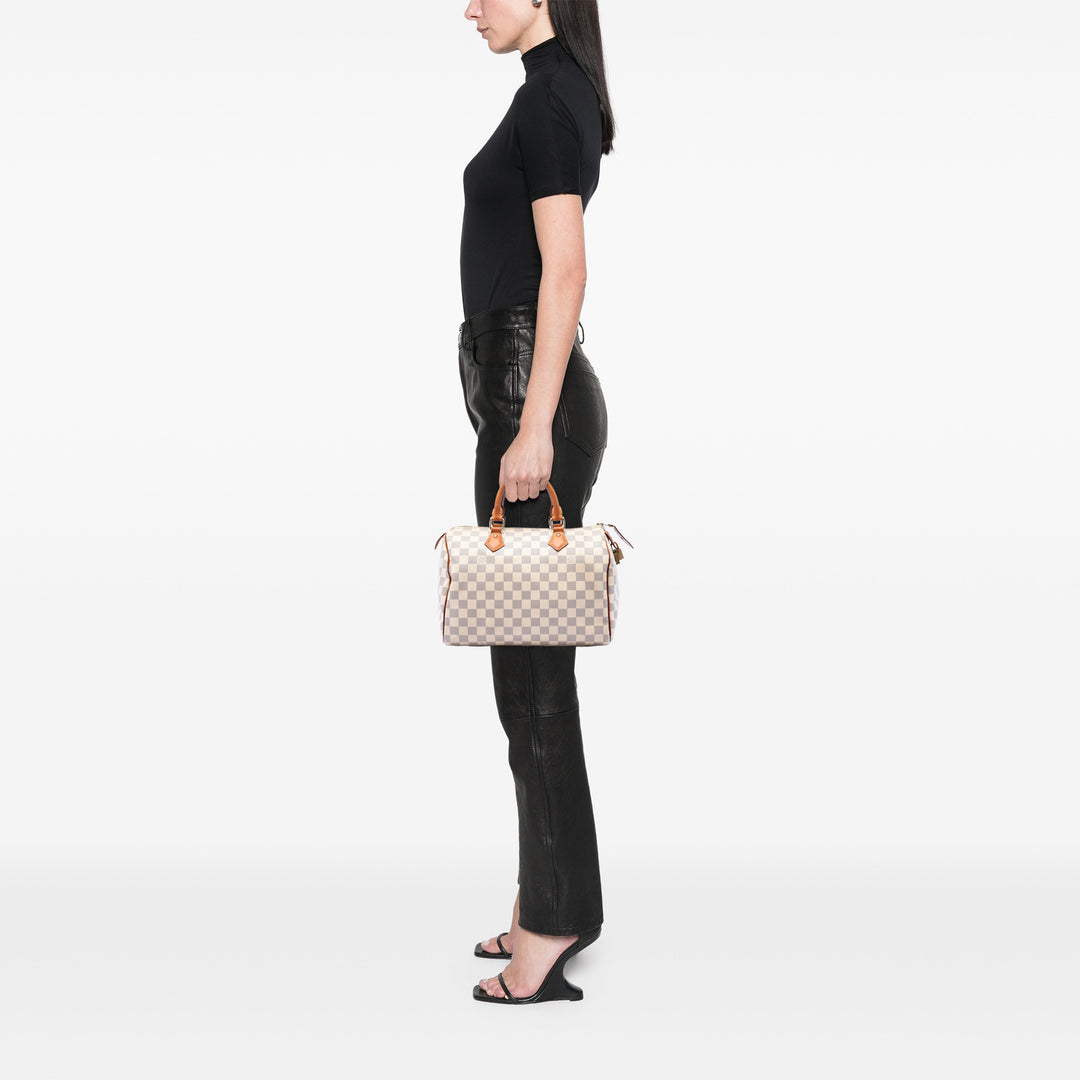 Louis Vuitton Speedy 30 Damier Azur Blanc – vue 6 – GABY PARIS