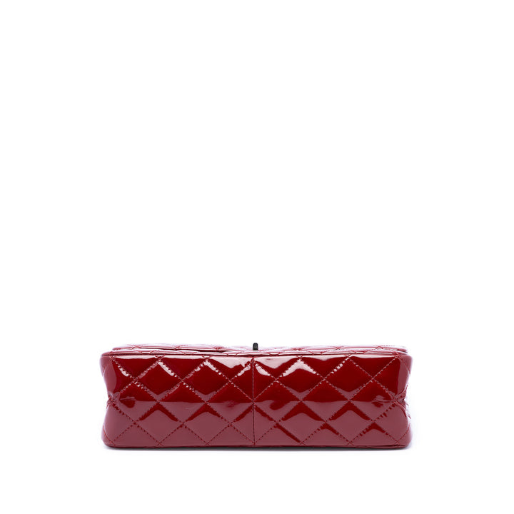 Chanel Matelassé Cuir verni Reissue 2.55 Double rabat 227