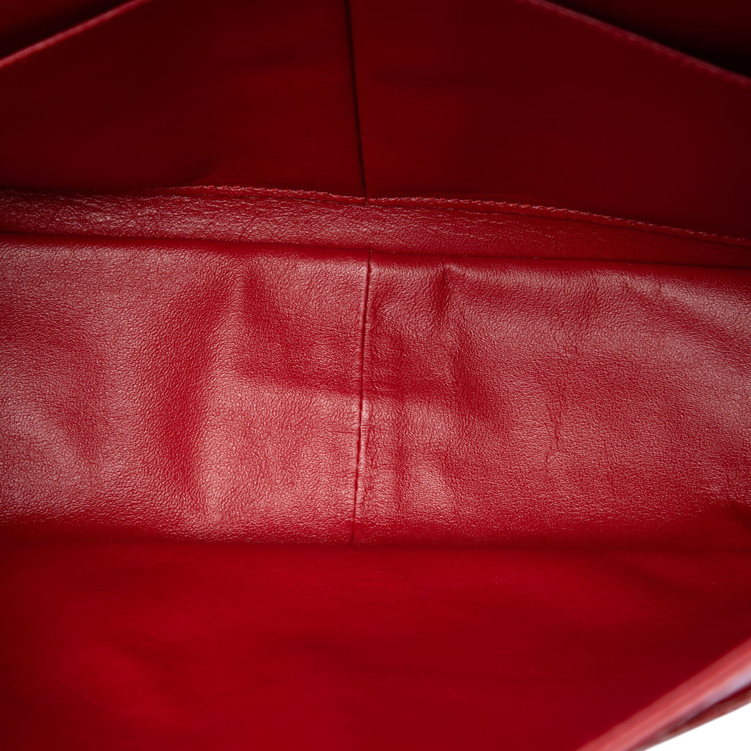 Chanel Matelassé Cuir verni Reissue 2.55 Double rabat 227